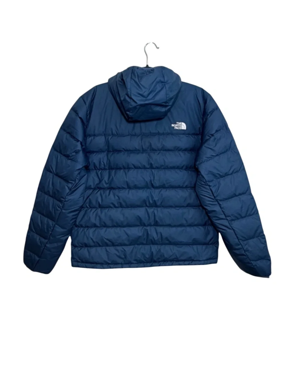 NWT The North Face Men’s Aconcagua 2 Hooded Down Puffer Jacket Shady Blue Size L